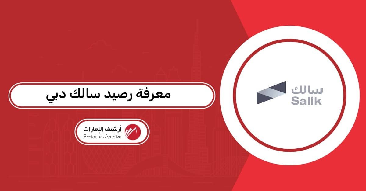 معرفة رصيد سالك دبي