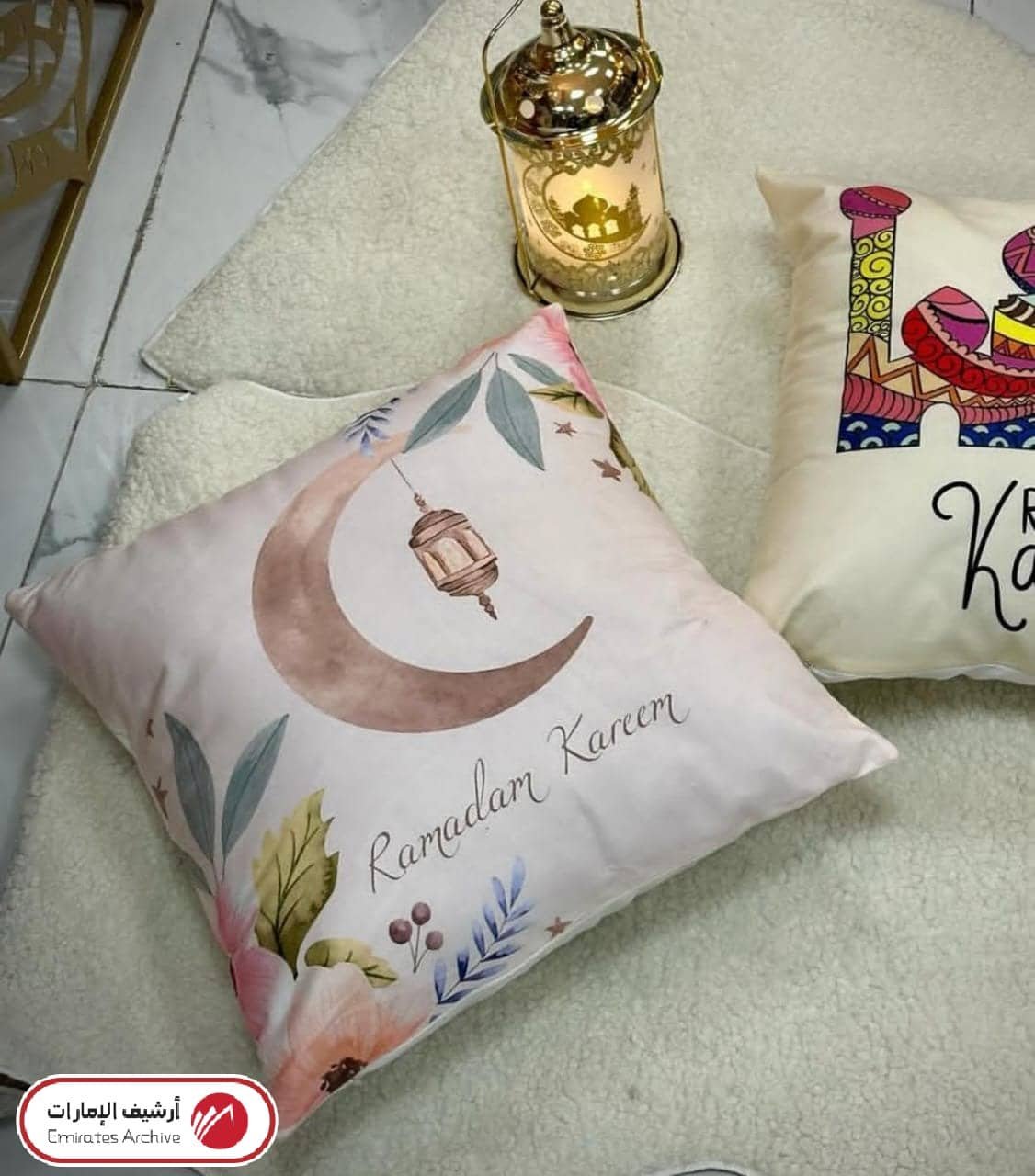 أفكار وتصاميم مخدات رمضان